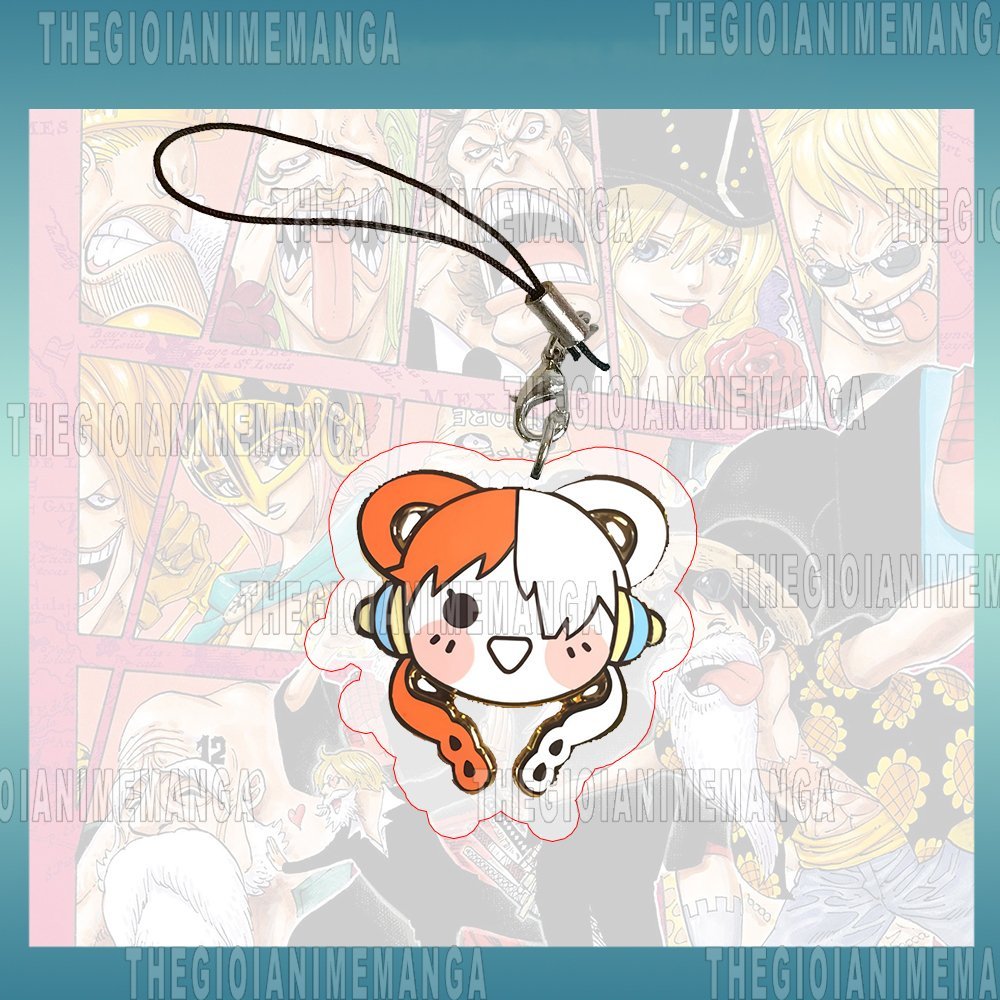 Móc dây treo điện thoại ONE PIECE ver FACE anime chibi popsocket griptok mica acrylic treo chìa khóa