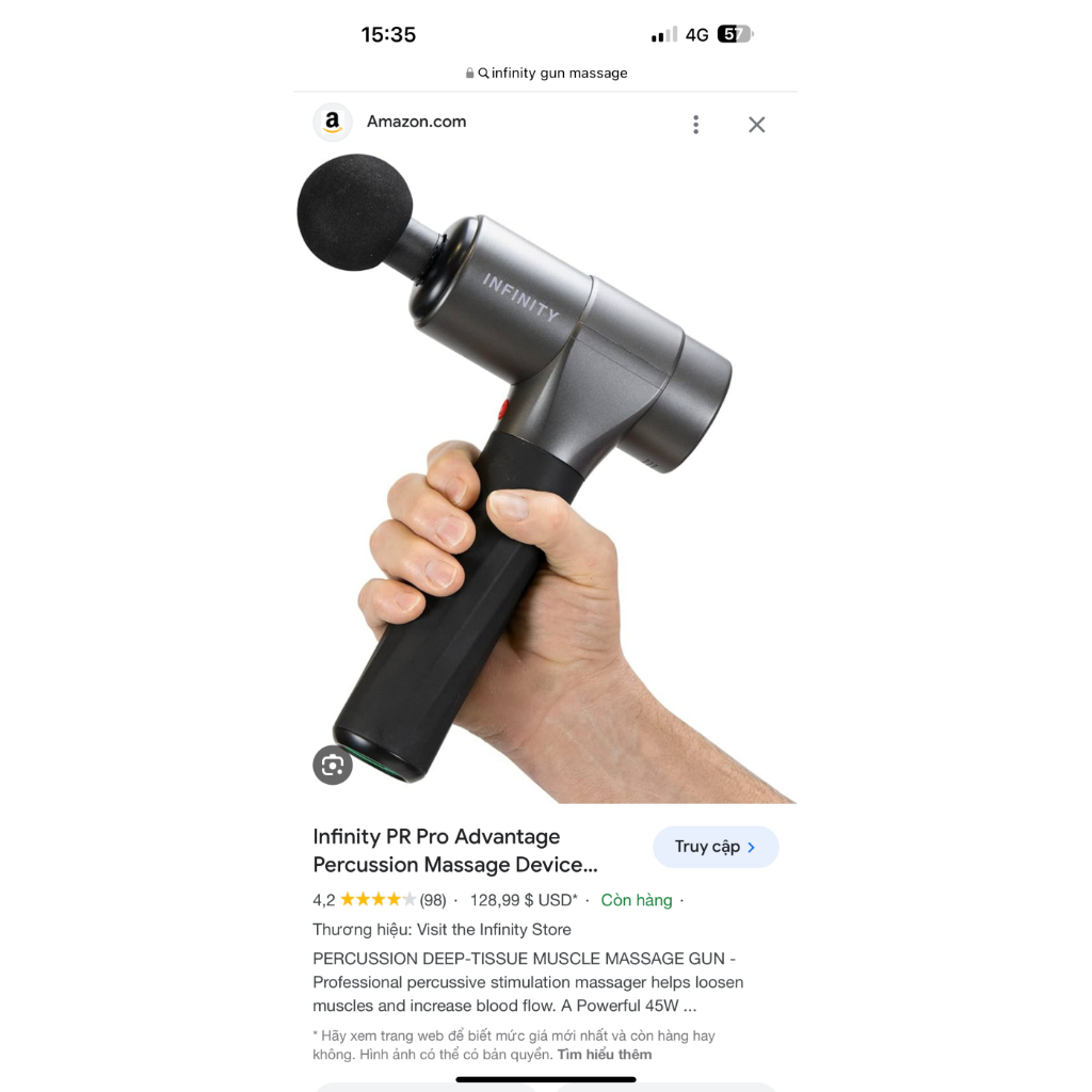 Súng Massage Full body INFINITY PR Pro