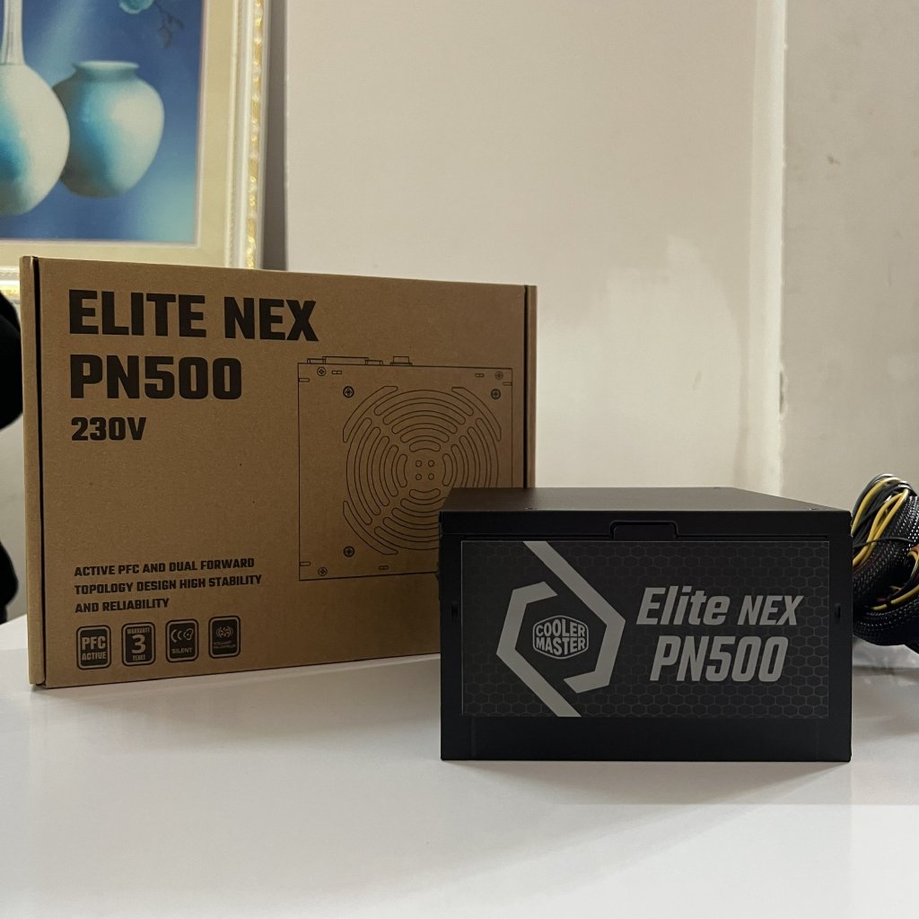 Nguồn công suất thật cooler master pc500 elite v3
