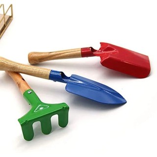 bộ làm vườn 3 món - dụng cụ làm vườn ( lớn và nhỏ ).