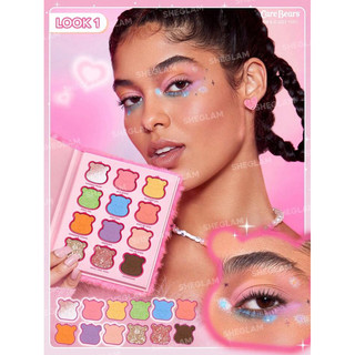 SHEGLAM Bảng Phấn Mắt 12 Ô New Collection Care Bears