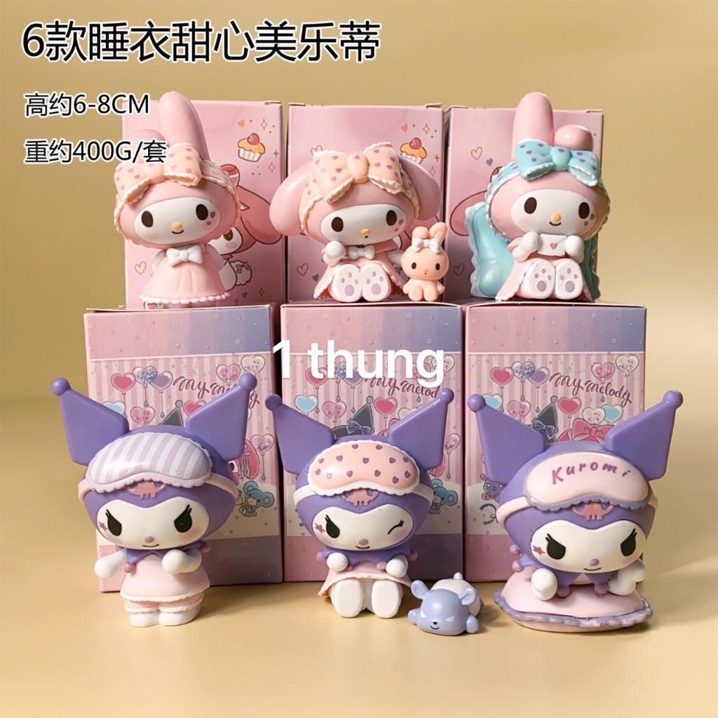 Hộp Mù Blind Box  Ngẫu Nhiên Doraemon, Sanrio, Kuromi, Melody, Lotso, Nancy Siêu Dễ Thương
