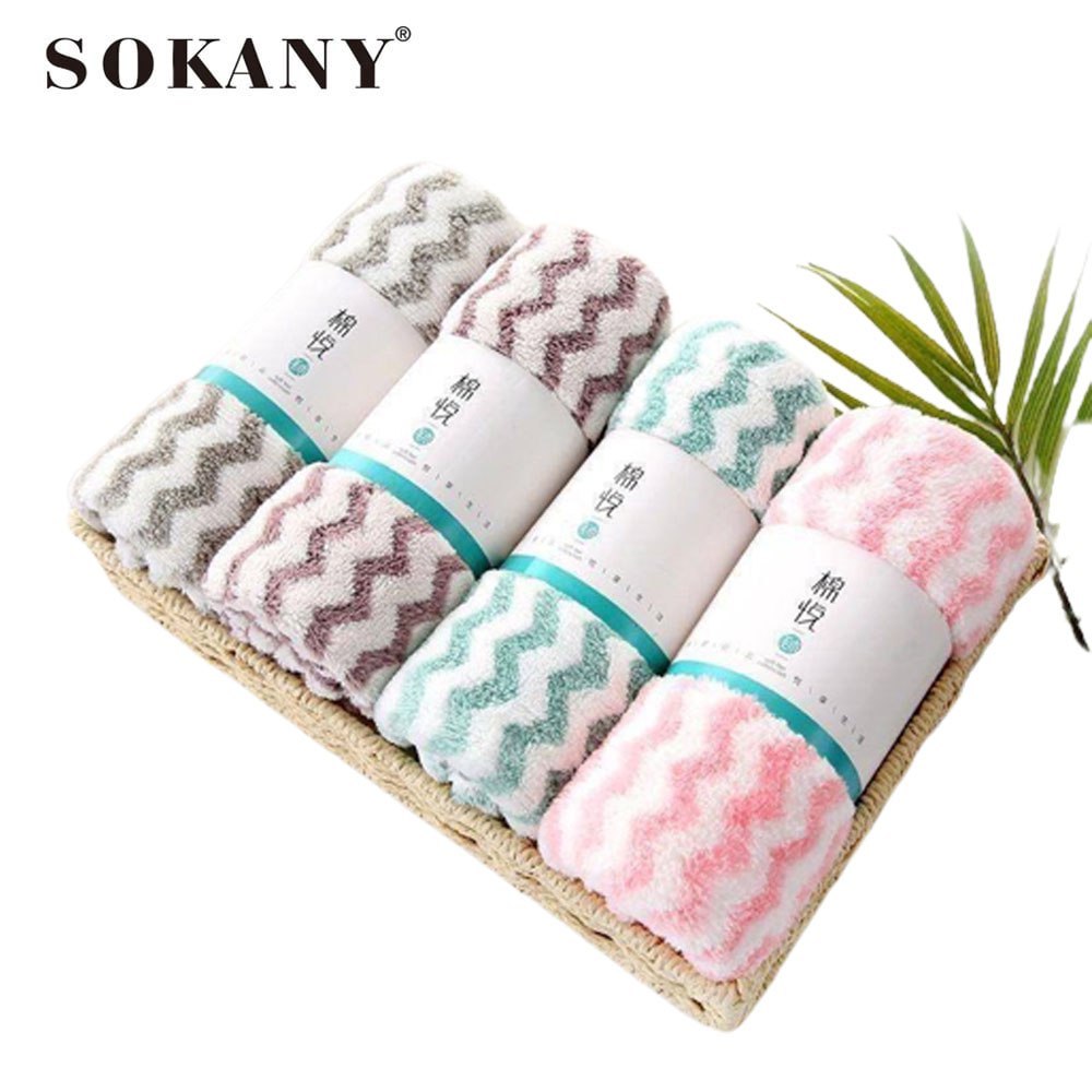 Khăn lau cotton SOKANY nhỏ gọn tiện lợi cho căn bếp