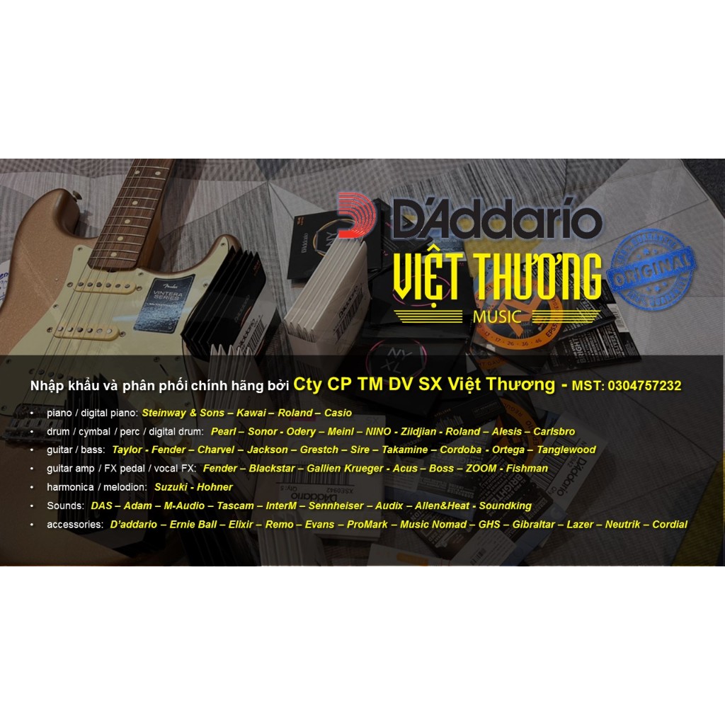 Bộ dây đàn guitar điện chính hãng D'addario NYXL0942 NYXL1046