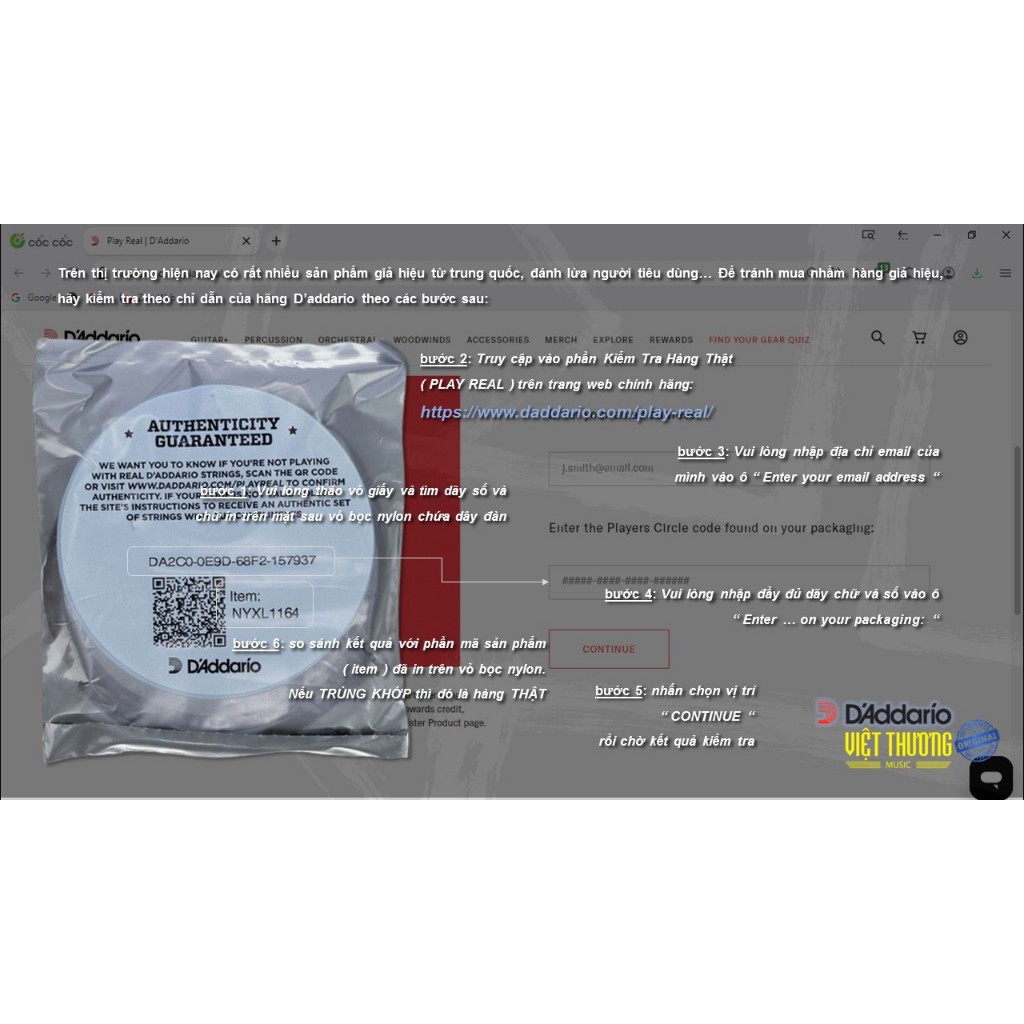 Bộ dây đàn guitar điện chính hãng D'addario NYXL0942 NYXL1046