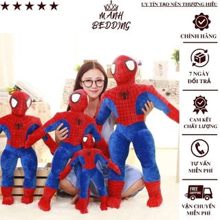 Gấu bông gối ôm siêu nhân người nhện đủ size