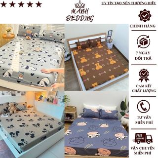 Ga trải giường 1m6,1m8,drap giường cotton poly,nhiều mẫu đẹp