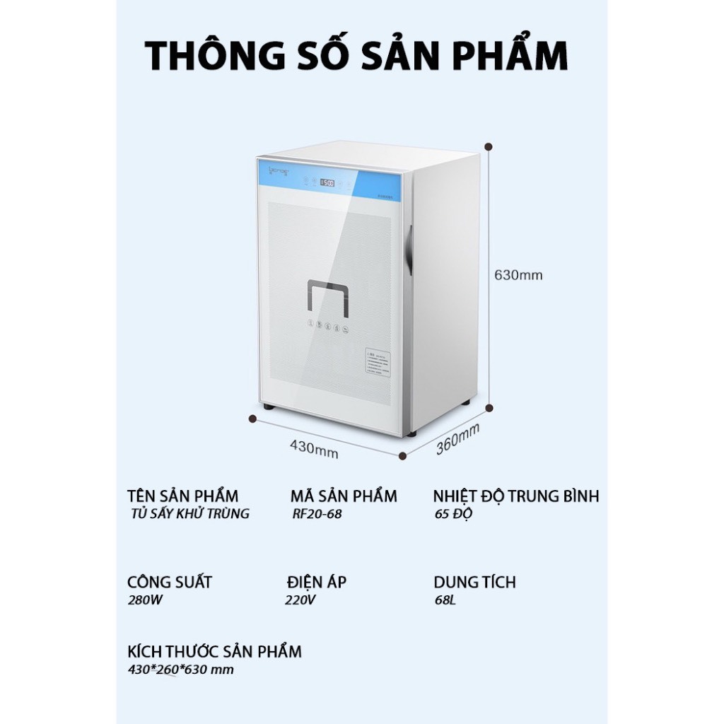 Tủ sấy quần áo cho bé khử khuẩn,diệt vi trùng, bằng tia UV, máy sấy quần áo đa năng cho baby khử mùi bằng ozene cao cấp