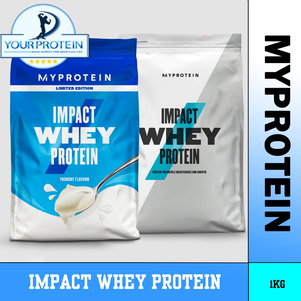 Myprotein - Impact Whey Protein 1KG - 40 Lần Dùng [ TẶNG QUÀ ]