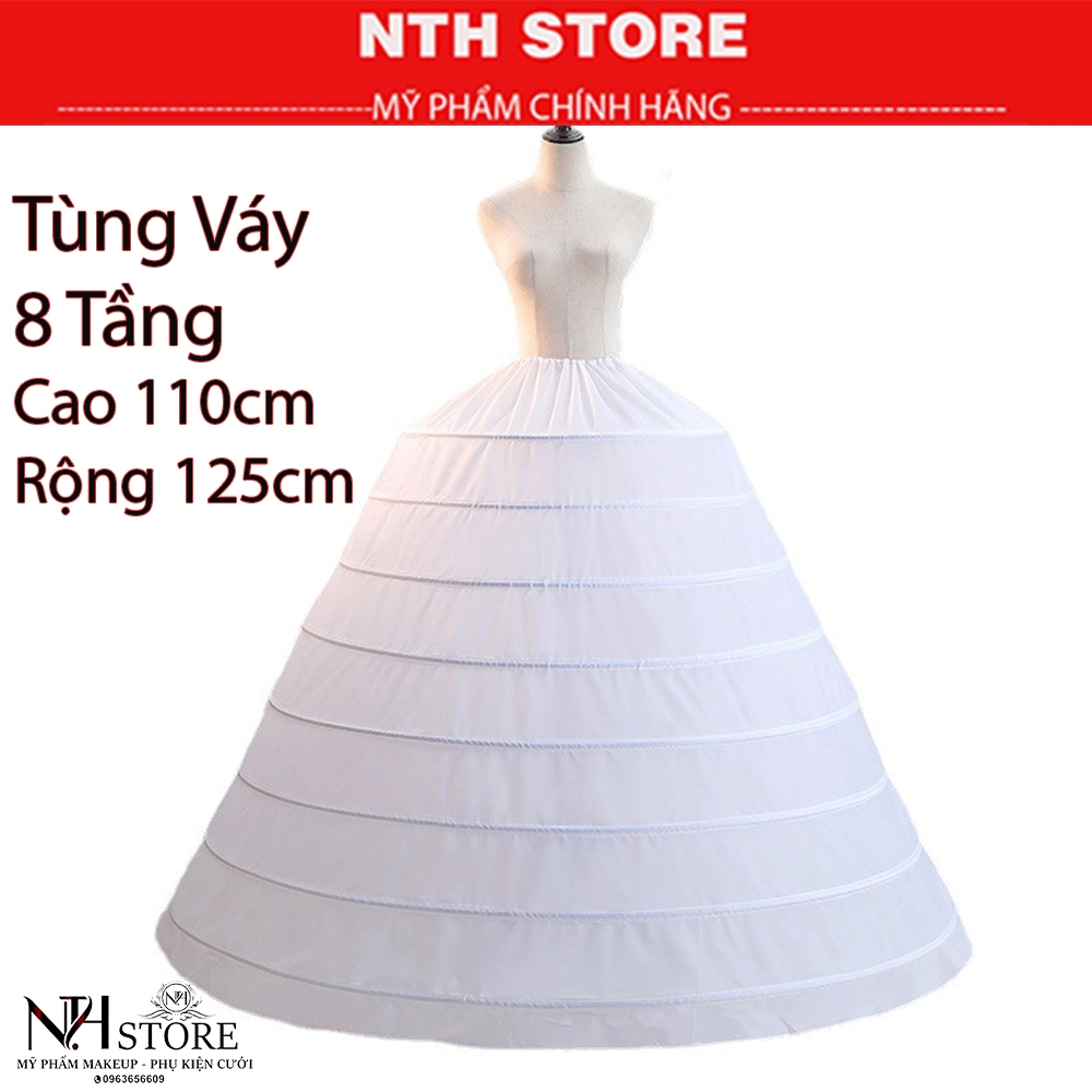 Tùng Váy Cô Dâu 3 Tầng , 4 Tầng , 6 Tầng , 8 Tầng  Làm  Phồng Váy Cô Dâu chuyên dùng cho các tiệm áo cưới