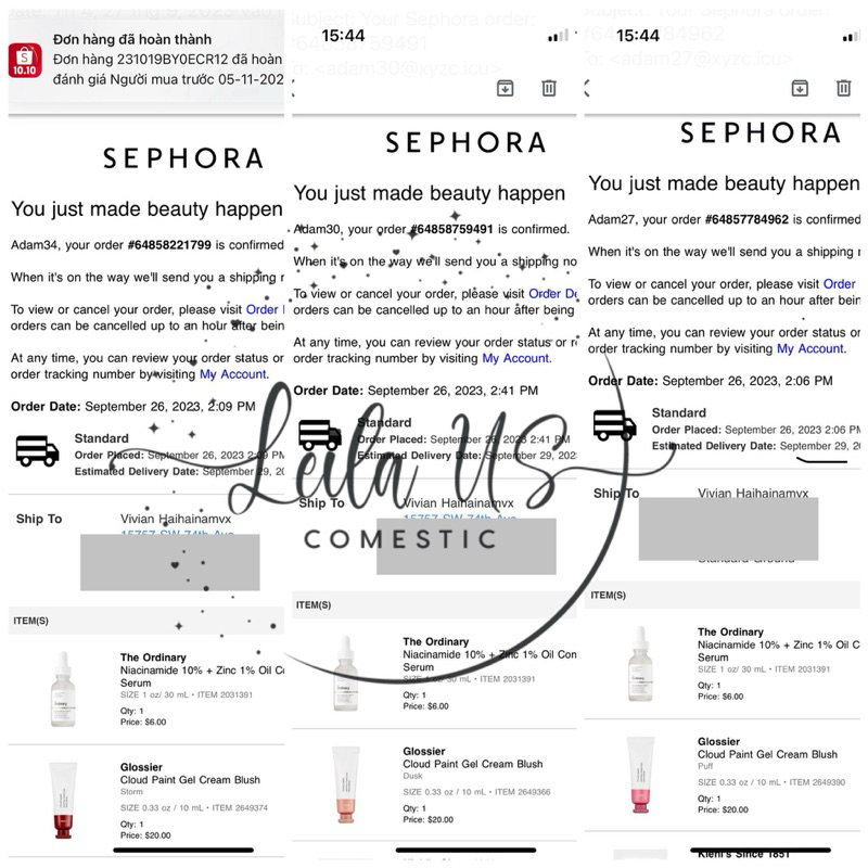 Má hồng kem Glossier Cloud Paint Gel Cream Blush