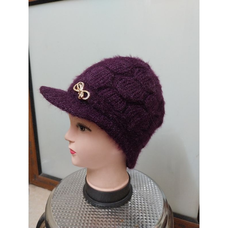 Mũ len bêrê lưỡi trai