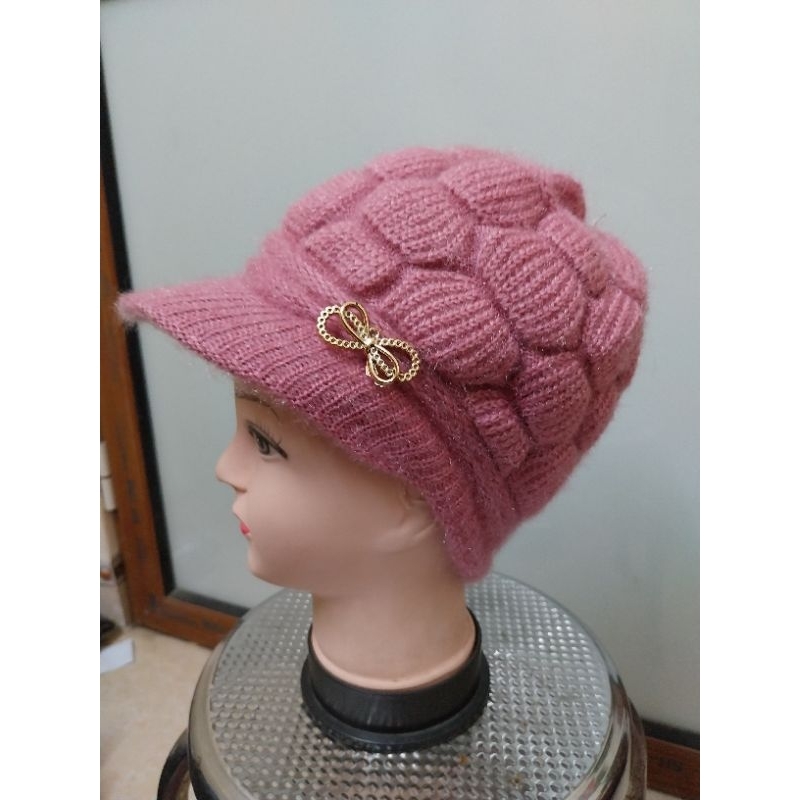 Mũ len bêrê lưỡi trai