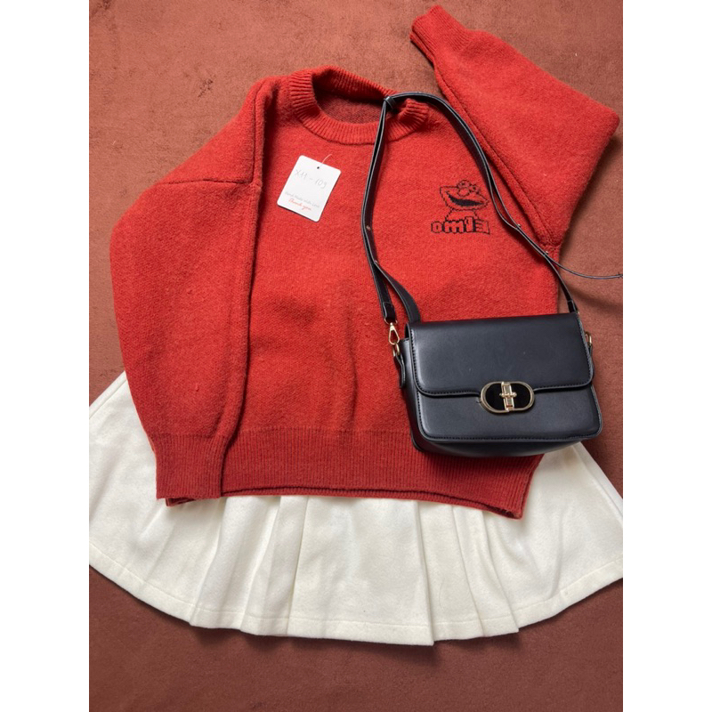 Len Hàn Chui Form Rộng-  Áo Sweater Phù Hợp Mặc Các Mùa