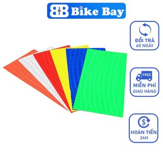 Miếng dán phản quang vành xe đạp thể thao, Phản quang xe đạp xe máy tiện lợi Bikebay Official Store - MPQ