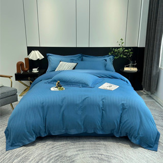 Bộ chăn ga gối cotton lụa 60S tự nhiên và sợi tơ tằm cao cấp sẵn các kích thước tại SAMSTORE