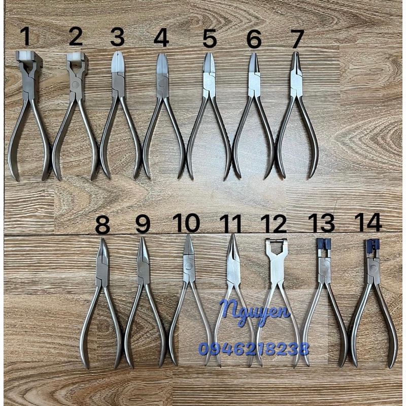 Set kìm đủ bộ, nắn chỉnh gọng kính