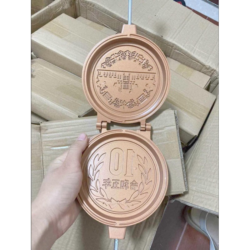 Khuôn làm bánh đồng xu 10 Won làm tại nhà