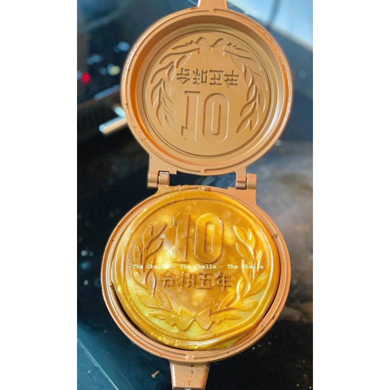 Khuôn làm bánh đồng xu 10 Won làm tại nhà