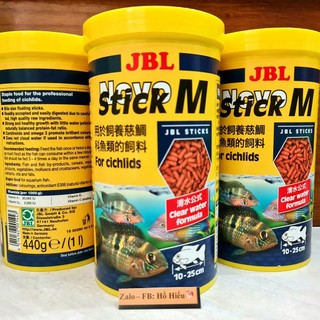 Cám viên jbl đức stick m, thức ăn cá cảnh, hộp 440gr.chính hãng jbl đức