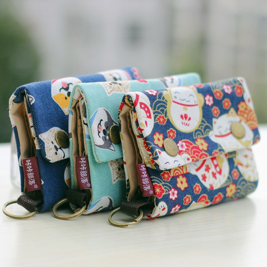 Ví vải handmade nhiều mẫu.