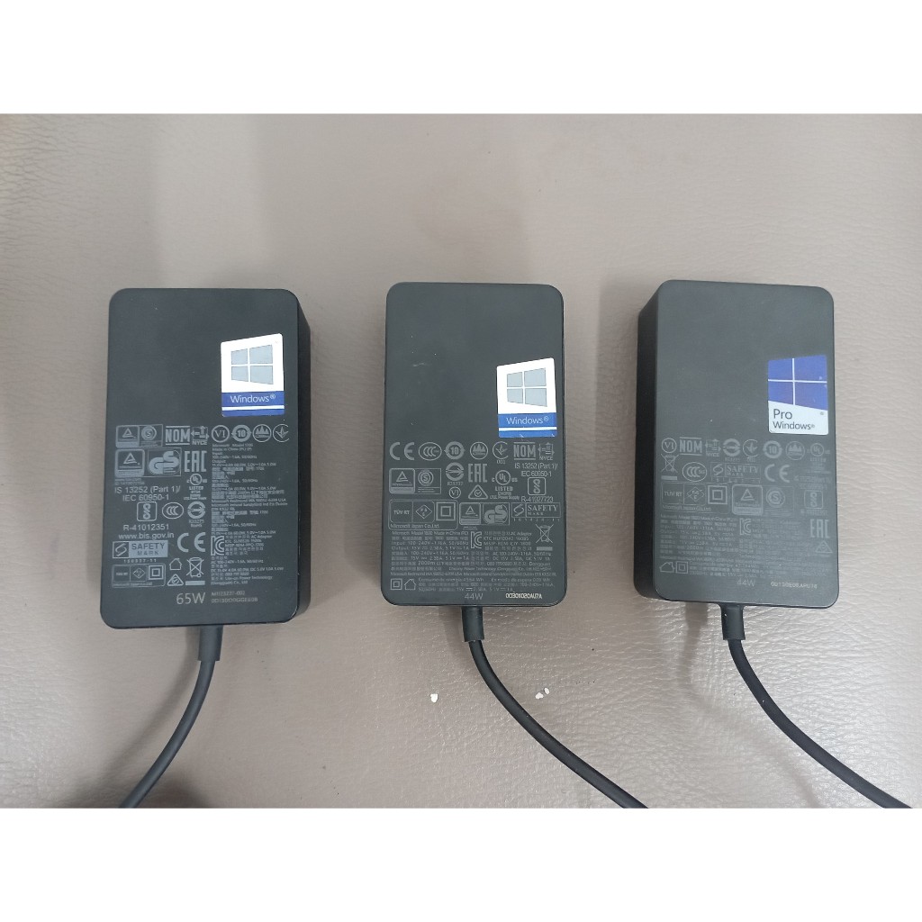 Sạc Surface Pro tháo máy , 39w, 44w, 65w tặng kèm dây nguồn