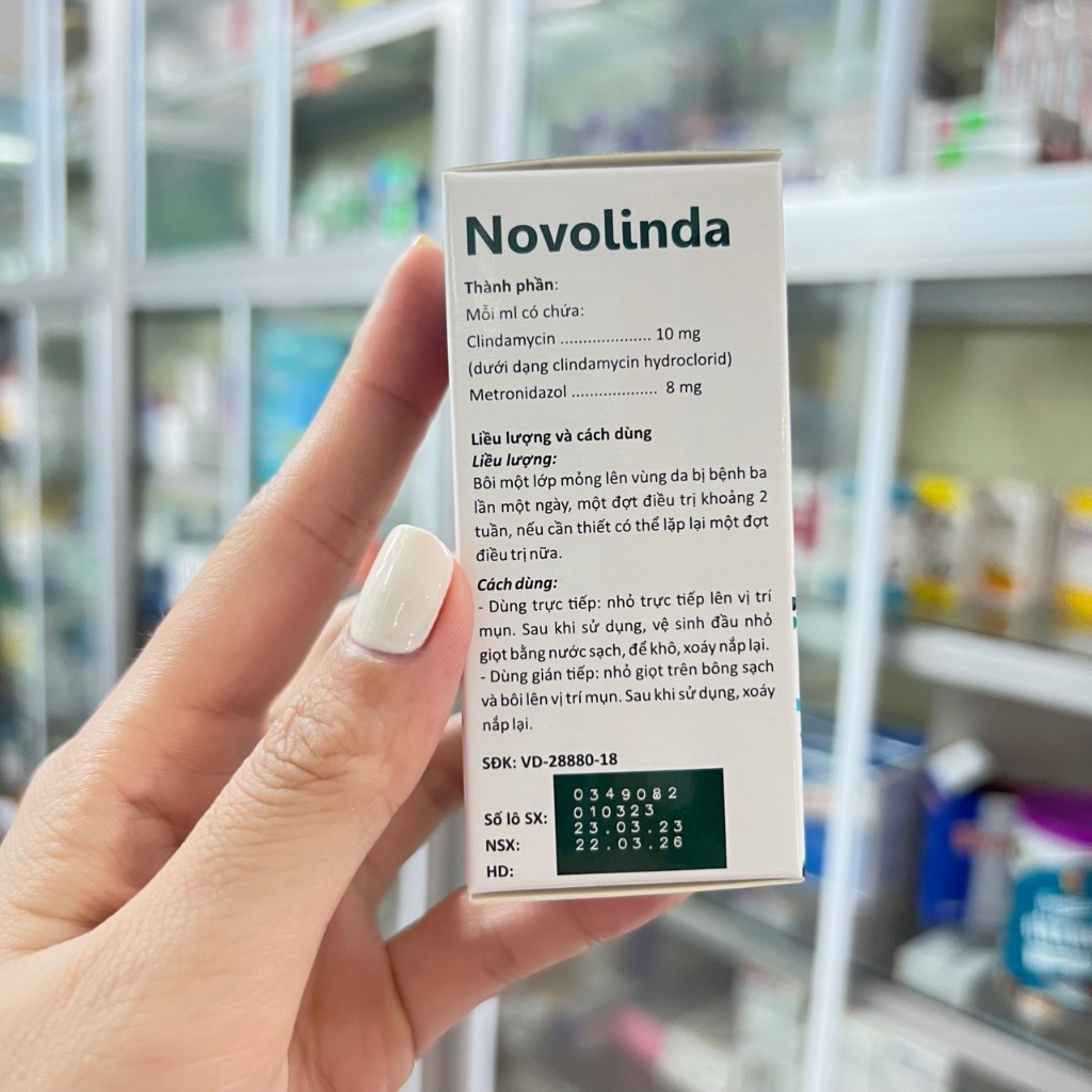 Novolinda chấm mụn chai 30ml
