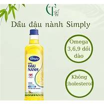 Dầu ăn simply 1l đậu nành