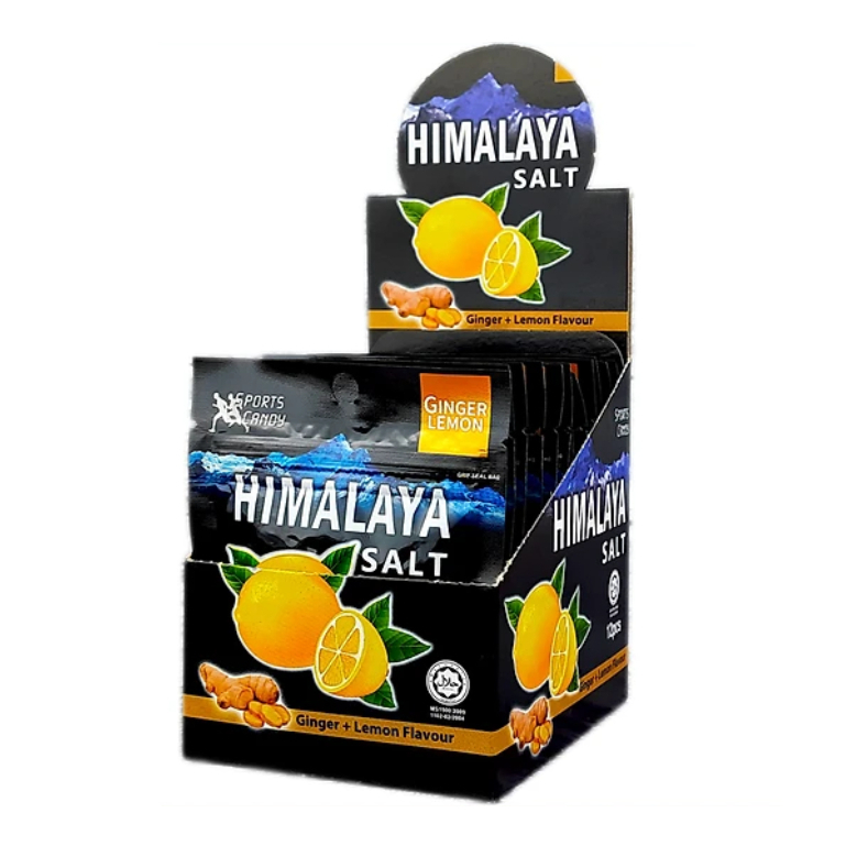 Kẹo chanh muối gừng HIMALAYA SALT Ginger Lemon hộp 12 gói x 6 viên