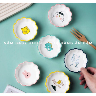 Chén ăn dặm / bát ăn dặm bằng sứ an toàn cho bé