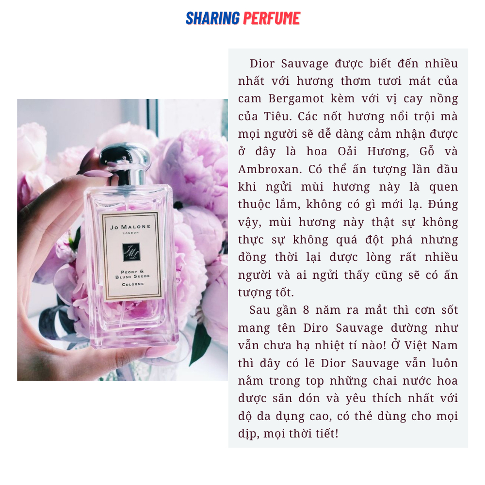 Sharingperfume - nước hoa Jomalone Peony and Blush Suede