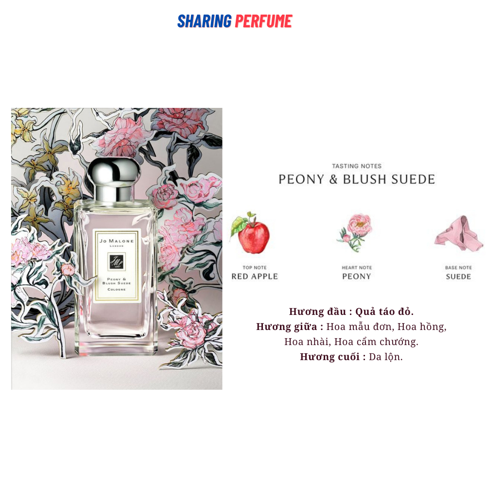 💥Sharingperfume - Nước hoa Jo malone Peony Blush suede