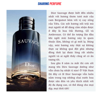 Sharingperfum - nước hoa Dior Sauvage Edp & Edt [ Mẫu thử 1Oml ]