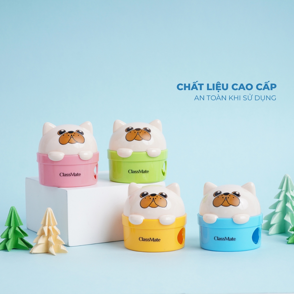 Gọt Bút Chì Hình Chó Dễ Thương CLASSMATE Làm Bằng Kim Loại Không Gỉ, Sử Dụng Cho Các Loại Chì Gỗ CL-PS301