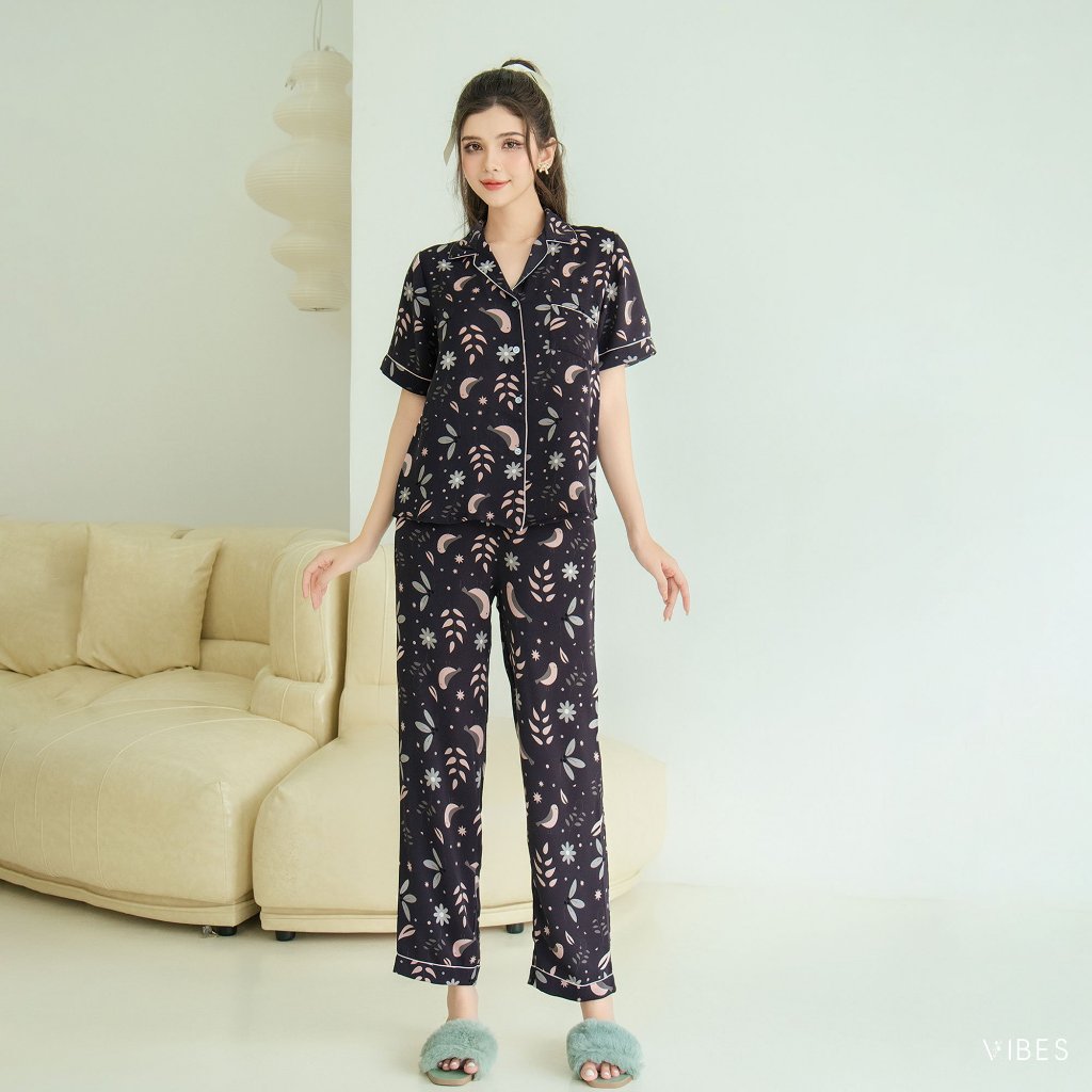 [O] VIBES Pijama dài Grace Long Py Set