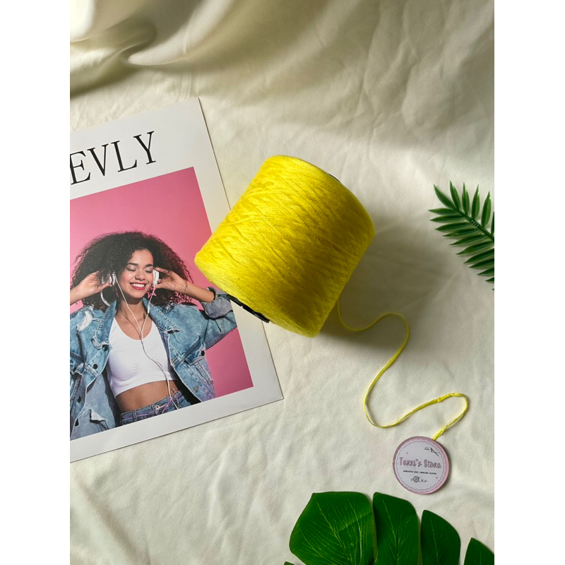 Yarn - Sợi Lụa 100% Silk | Sợi chập - Cỡ sợi 0.6mm ~ 0,8mm | Sợi bóng, mền, đẹp - Đan móc áo, váy, áo dài | Terri Store