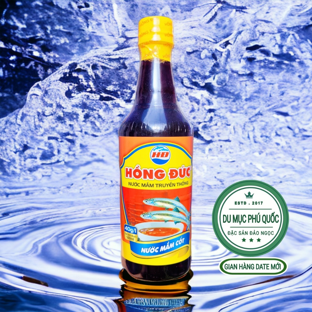Nước Mắm Hồng Đức Phú Quốc - 500ml 40 Độ Đạm