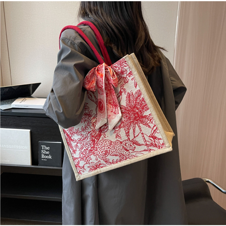 Túi vải canvas cỡ lớn, túi tote du lịch, dạo phố thời trang, tiện dụng