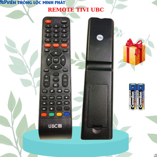 Remote điều khiển tivi ubc các dòng led/lcd/smart tv, remote ubc - tặng kèm pin
