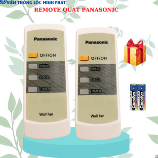 Remote điều khiển quạt treo tường Panasonic, điều khiển quạt panasonic - Tặng kèm pin