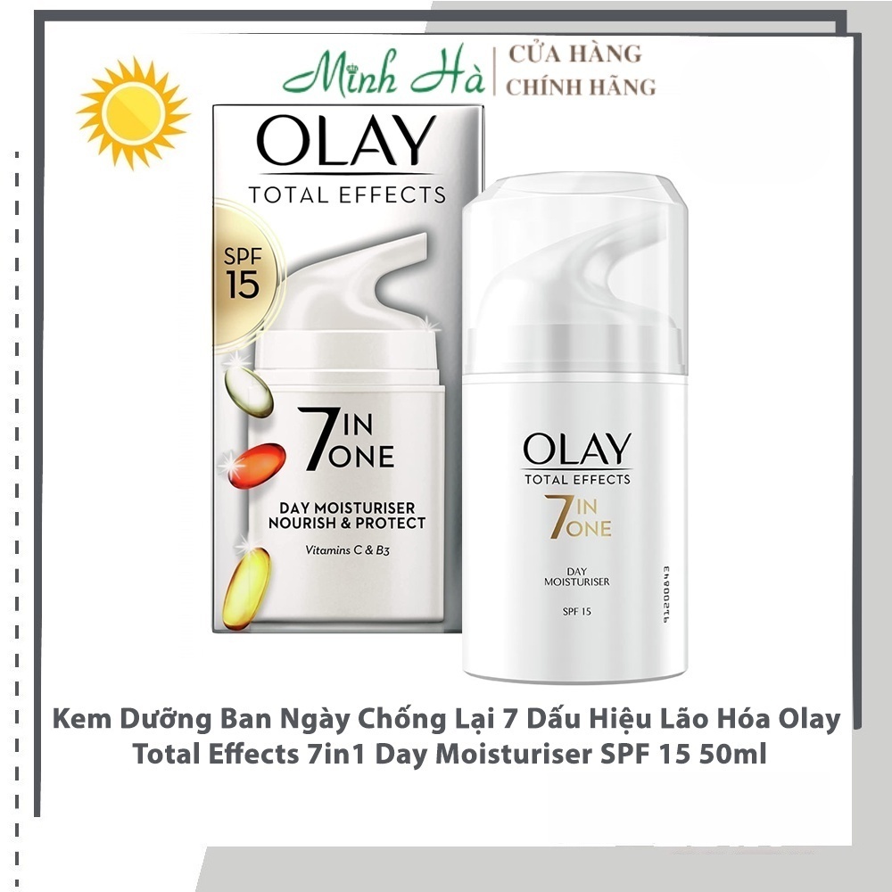 Kem Dưỡng Olay Total Effects 7 In 1 Ngày Và Đêm 50ml chống lão hóa, sáng da chống lão hóa 50ml