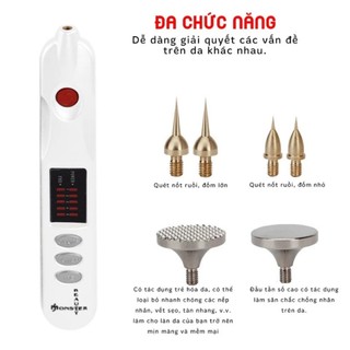 Máy nhấn mí plasma monter tích điện ,đốt nốt ruồi mụn thịt nám tàn nhang