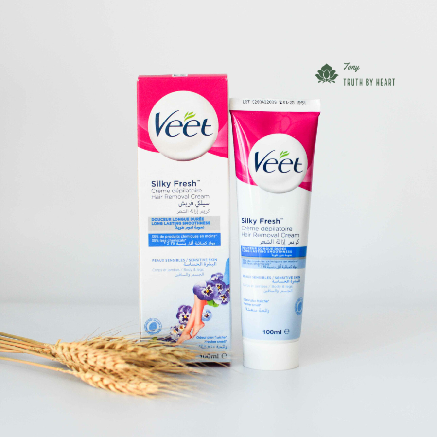 Kem tẩy lông Veet nội địa Pháp 100ml – Cream Depilatoire