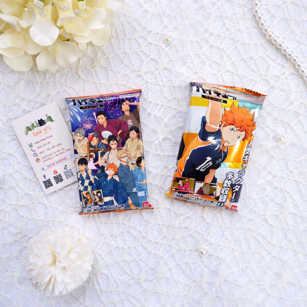 Pack random/ Thẻ nhân phẩm - Wafer vol 4 - Haikyuu