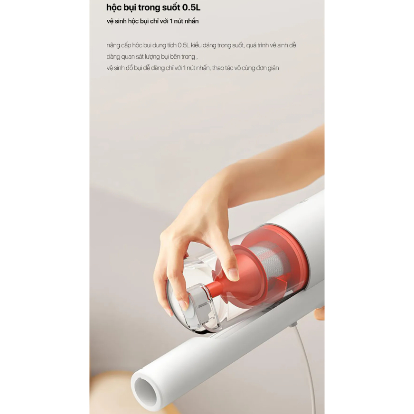 - Máy Hút Bụi cầm tay có dây/ không dây Xiaomi Mijia MJXCQ01DY- BH chính hãng