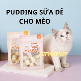 1 viên pudding sữa dê cho mèo mọi lứa tuổi, hỗ trợ tiêu hóa, lợi khuẩn 15gram/viên
