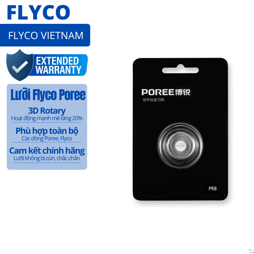 Lưỡi Dao Máy Cạo Râu Tự Mài Flyco Poree Fr8 Ps160 Ps163 Ps183 Ps165 Ps166 Ps198 Ps160 Fs926 Ps196 Ps197