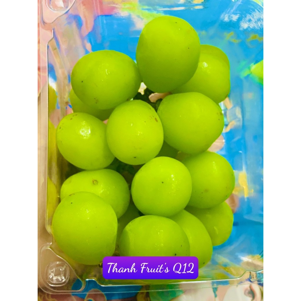 Nho mẫu đơn Shine Muscat VIP Ngọt thơm,trái cứng => HÀNG MỚI VỀ "thanhfruittraicaynhapkhauQ12"