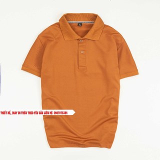 Áo thun polo màu nâu cafe La' House Uniform