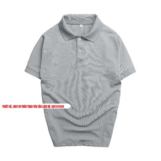 Áo thun polo màu Xám nhạt La' House Uniform